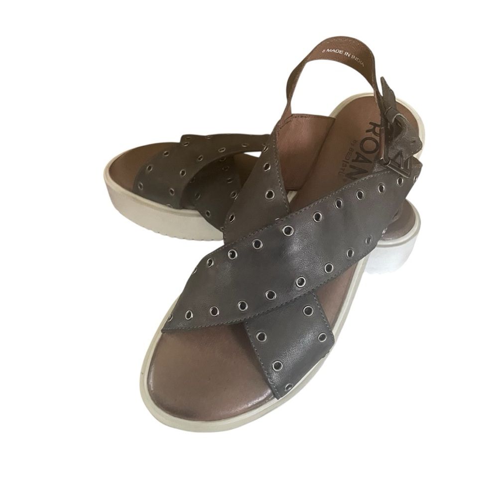 Roan By Bed|Stu Women’s Platform Sandal Women's Size 8 Hali Studded Leather Punk — image 2 of 8